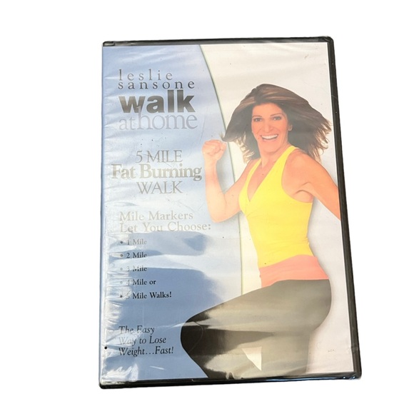 Leslie Sansone Walk at Home 5 Mile Fat‎ Burning Walk DVD New - Picture 1 of 2
